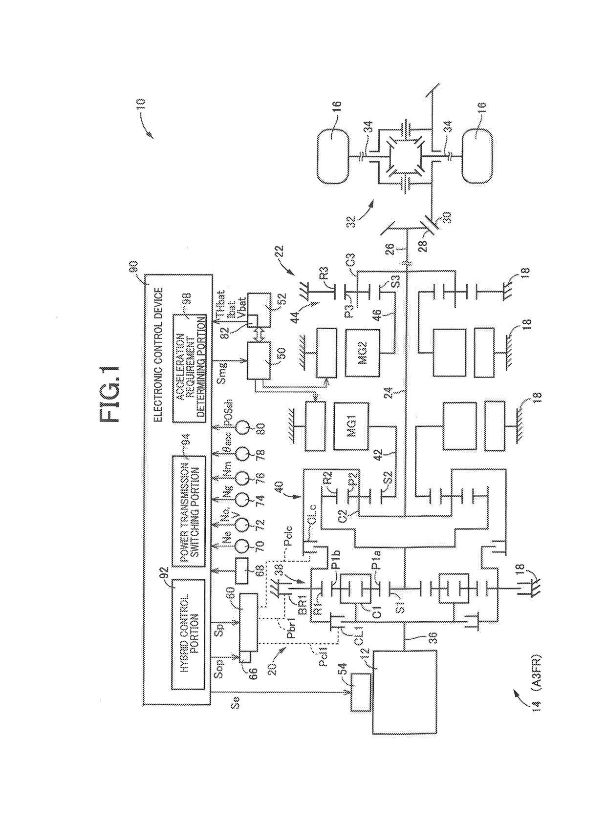 Control apparatus for vehicular power transmitting system