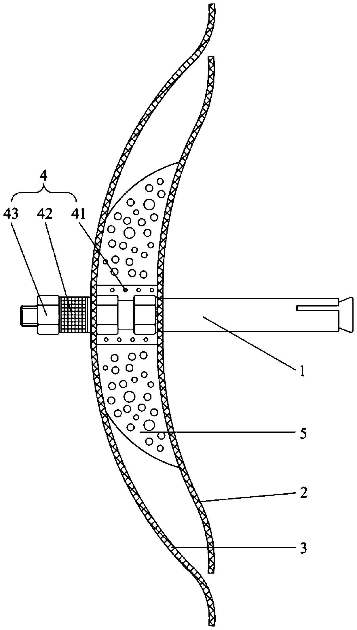 Device and method for reinforcing planting and seeding layer of slope