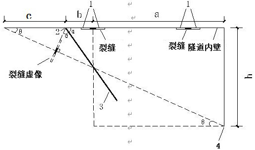 Device and method for shooting tunnel wall crack based on dome camera