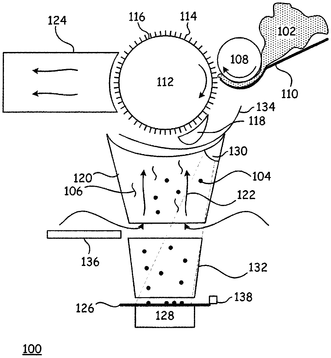 Impurities separation device