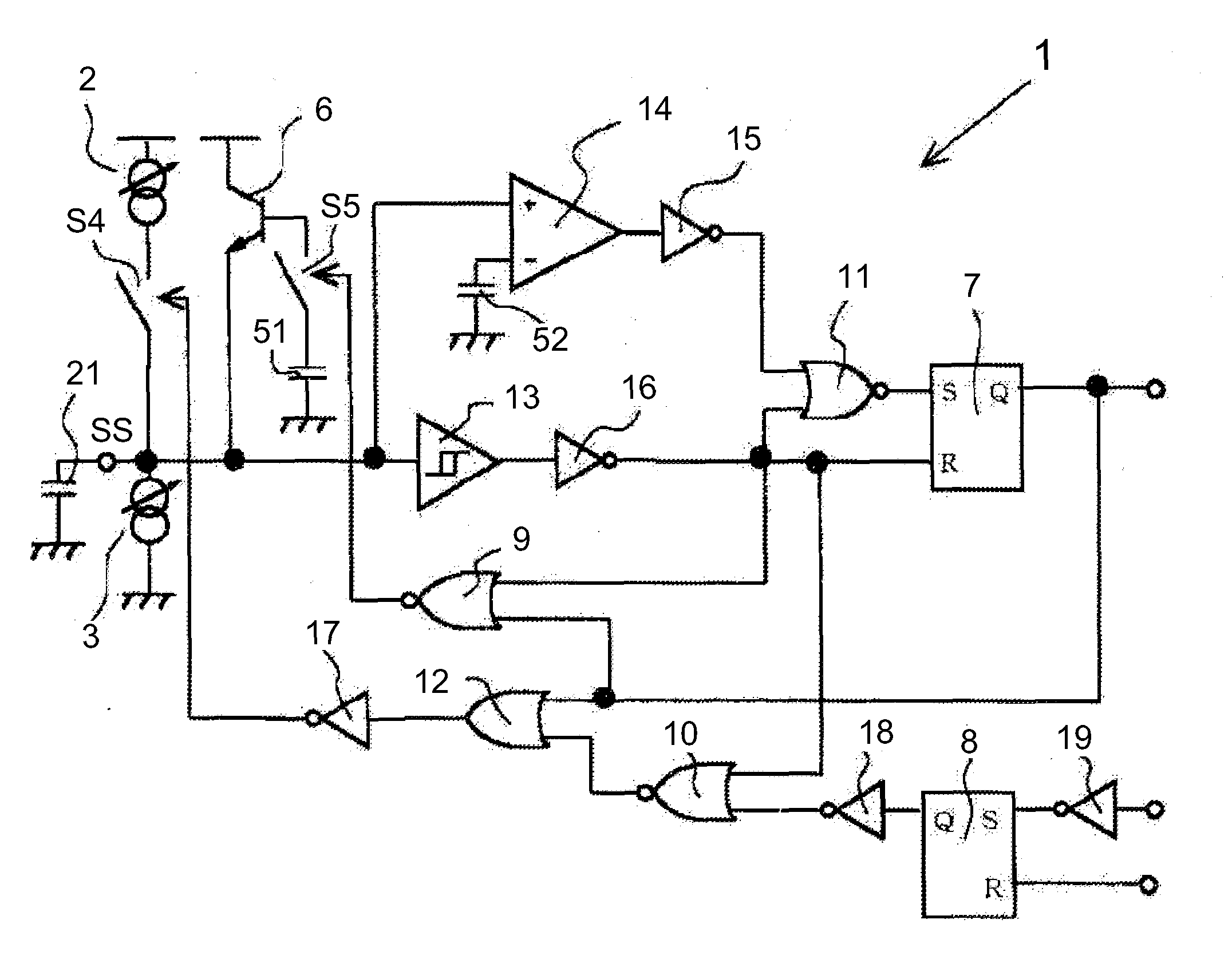 Overcurrent protection circuit and method of protecting power supply circuit