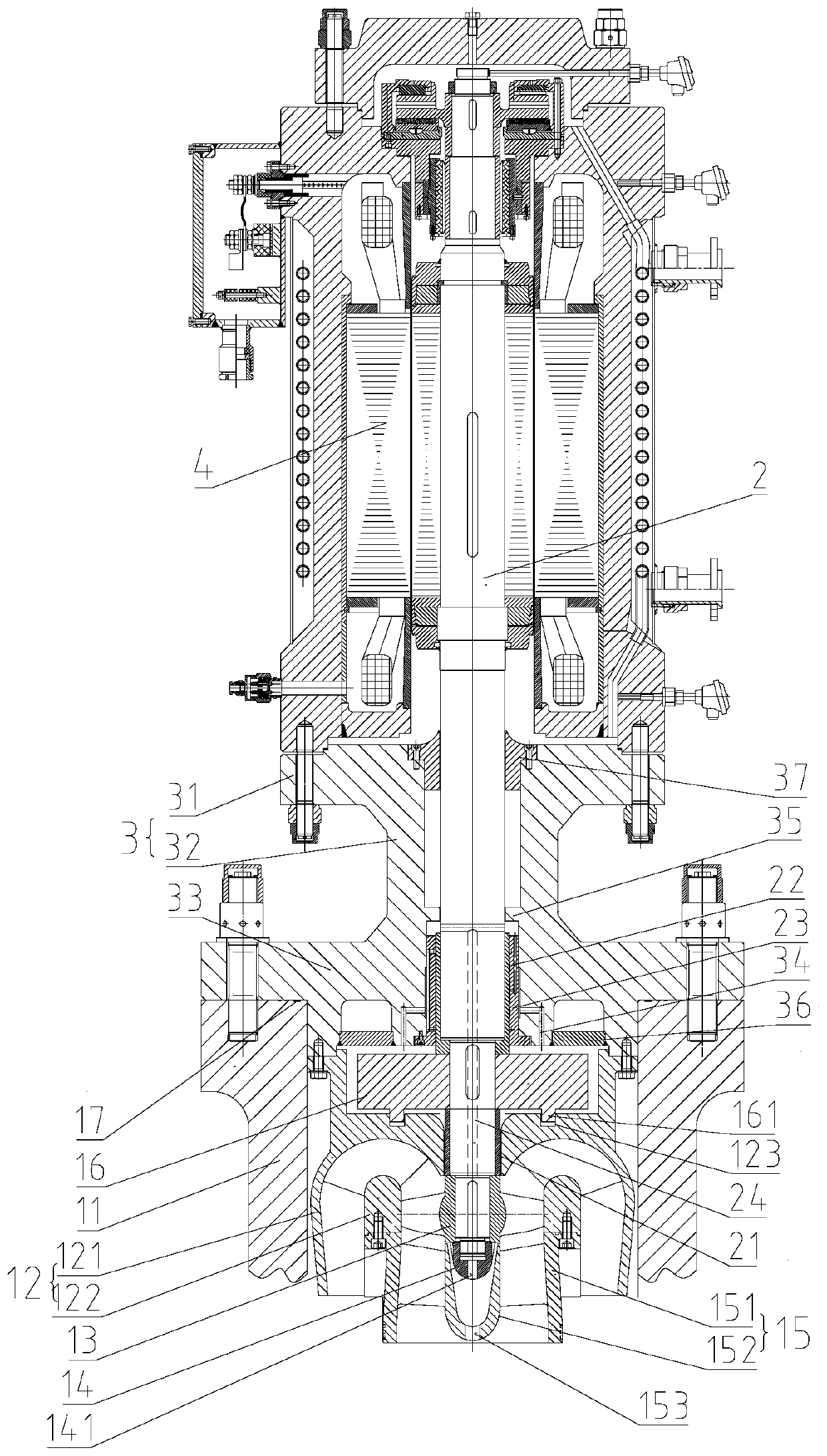 Small reactor main pump