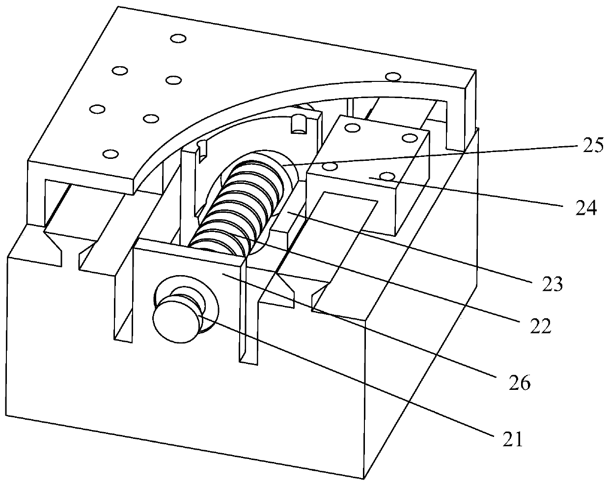 Multi-angle fillet weld residual stress test centering device