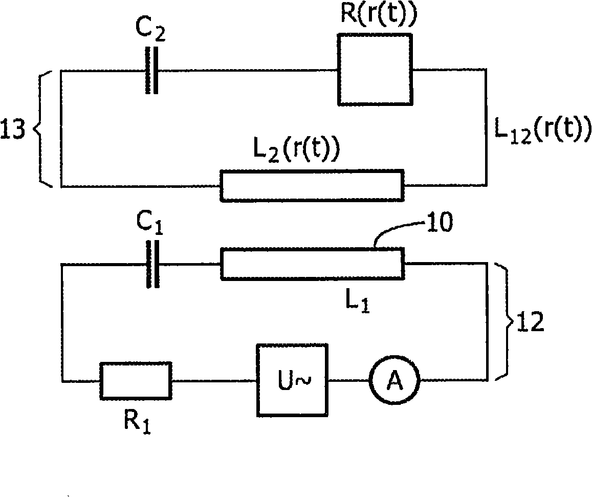 Sensor for detecting the passing of a pulse wave from a subject's arterial system