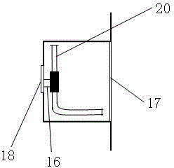 Production device and method for simulating horizontal well shaft in transparent core