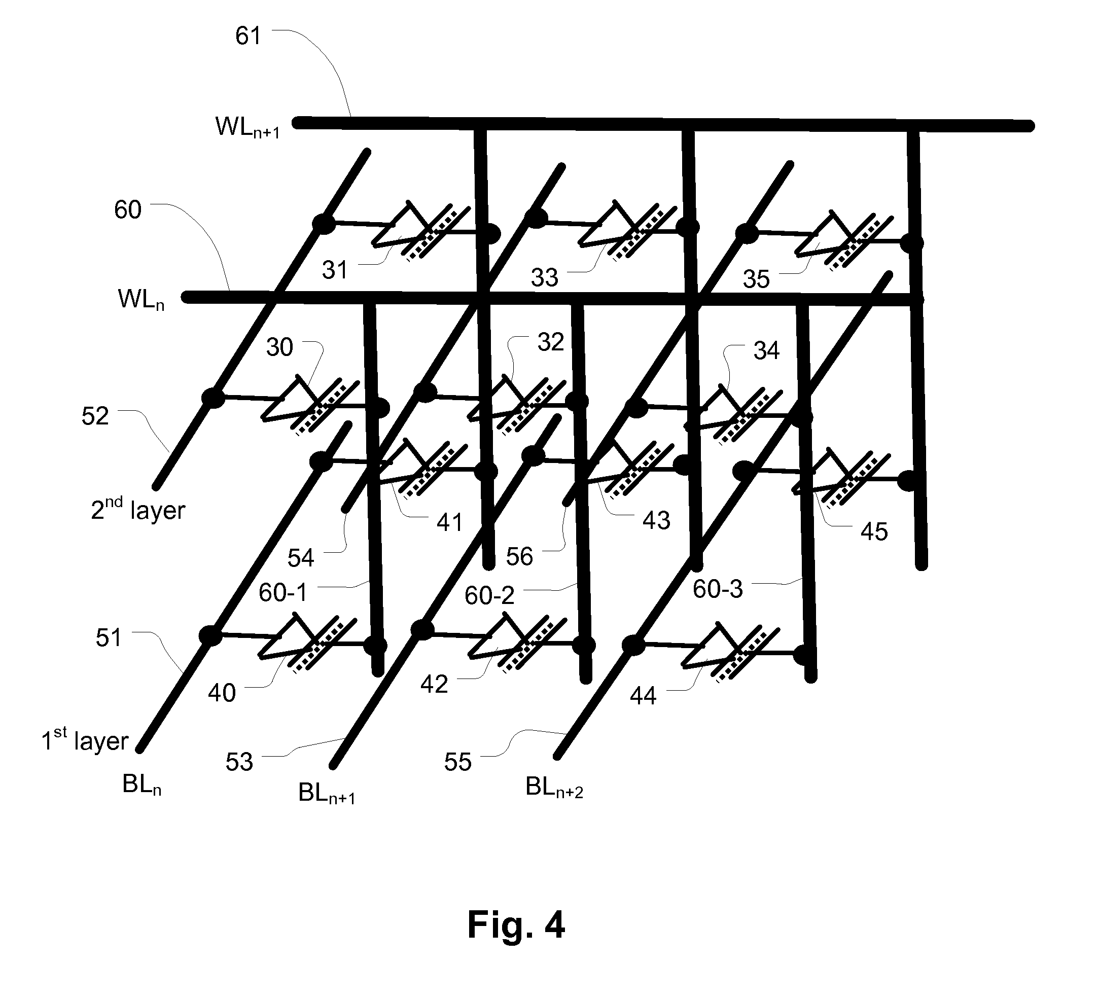 3D Memory Array With Improved SSL and BL Contact Layout