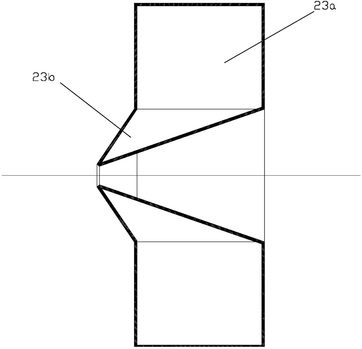 Full-automatic production device for copper-clad aluminum conductor