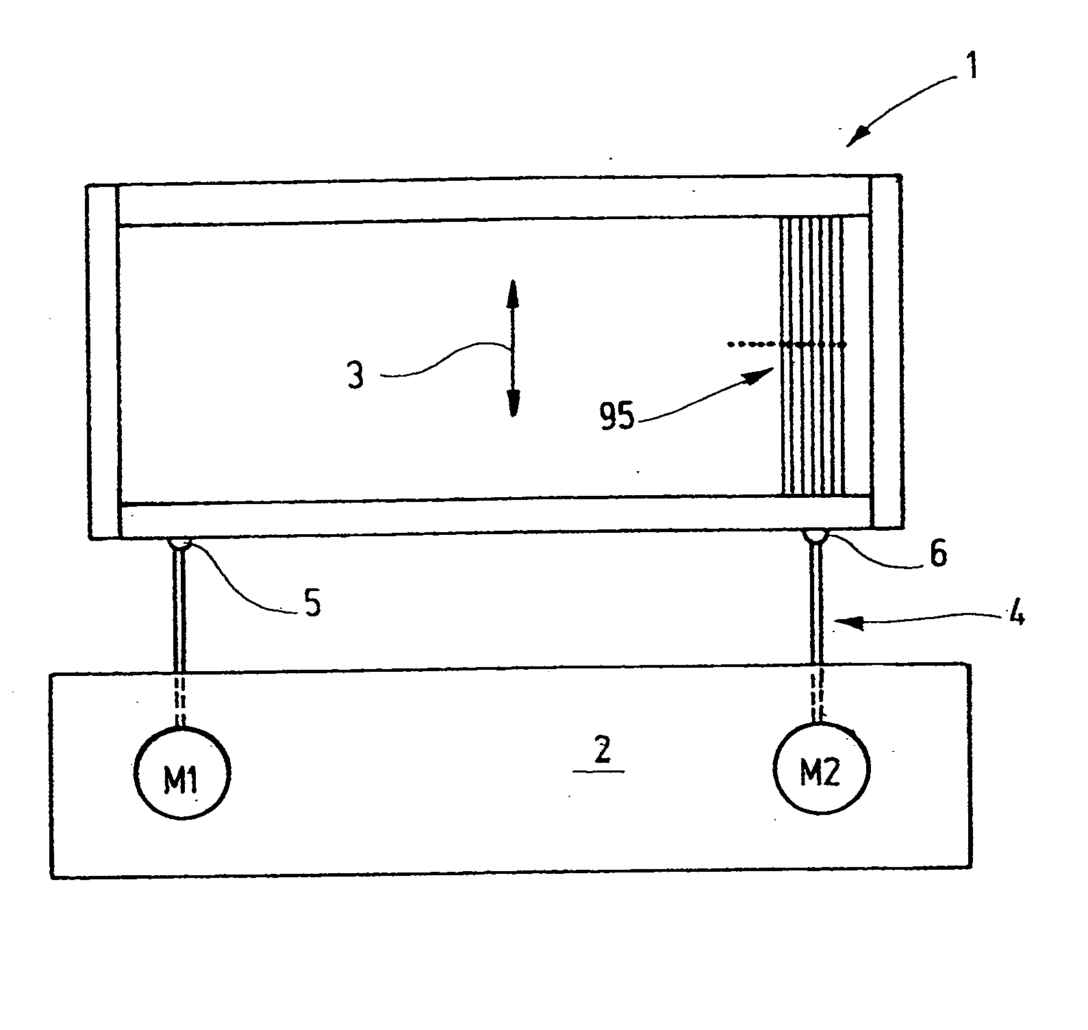 Shaft drive system for power loom shafts