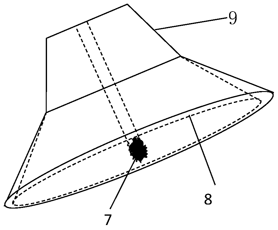 Mining system based on the mining of massive hydrate solids in the shallow surface of the ocean