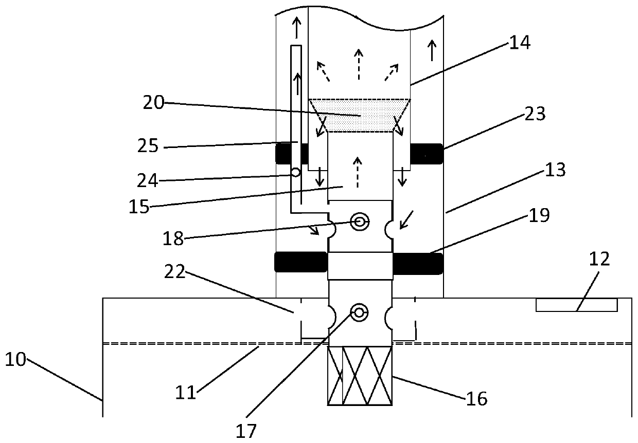 Mining system based on the mining of massive hydrate solids in the shallow surface of the ocean