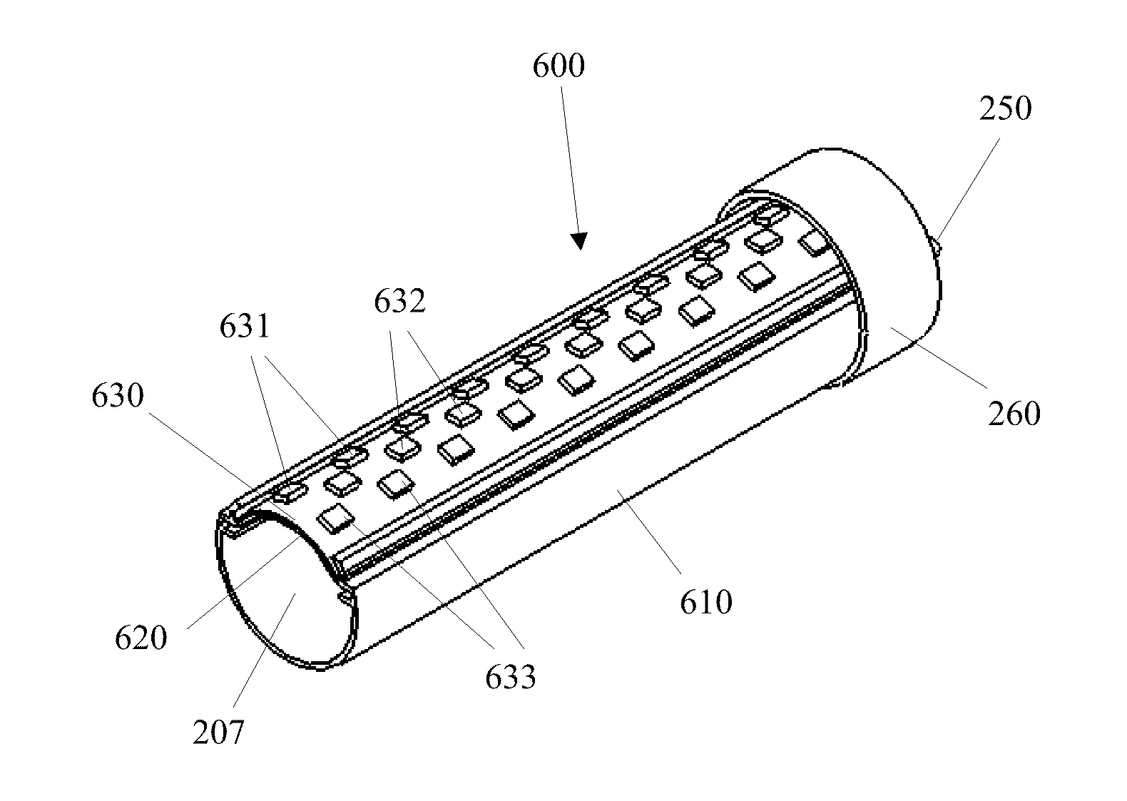 Linear solid-state lighting with broad viewing angle