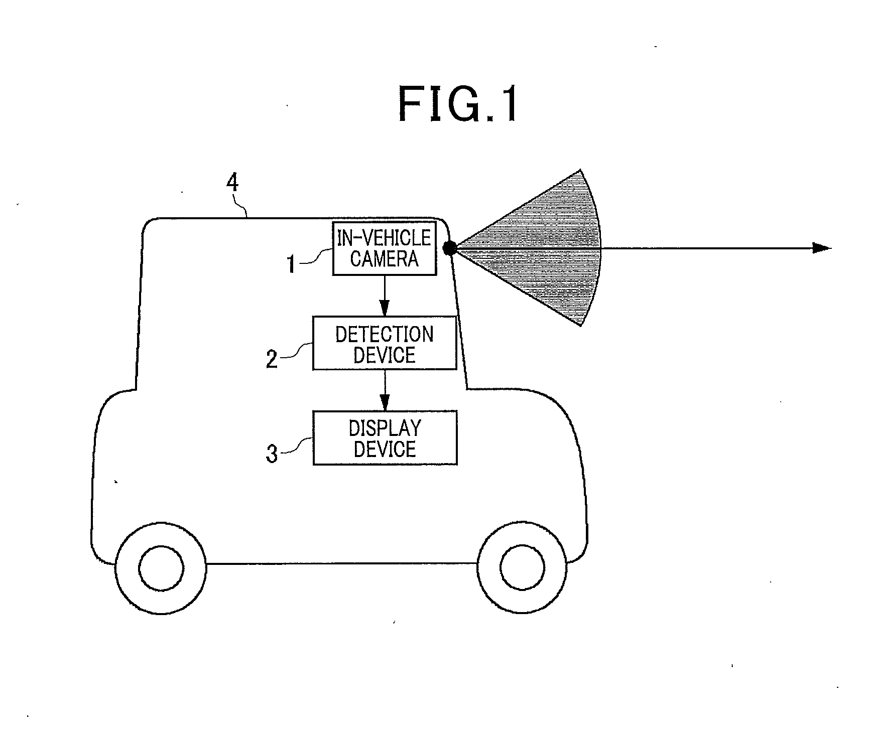 Detection device, detection program, detection method, vehicle equipped with detection device, parameter calculation device, parameter calculating parameters, parameter calculation program, and method of calculating parameters