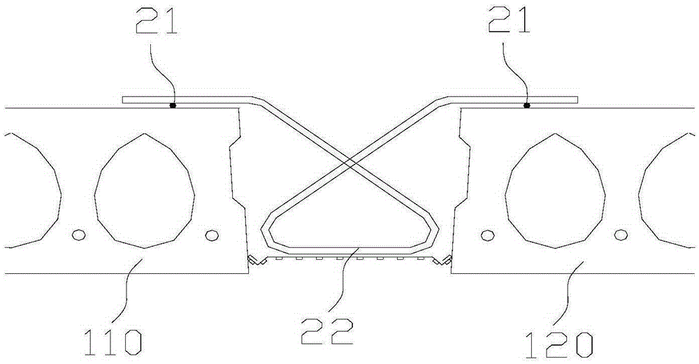 Prefabricated pieced two-way slab construction method