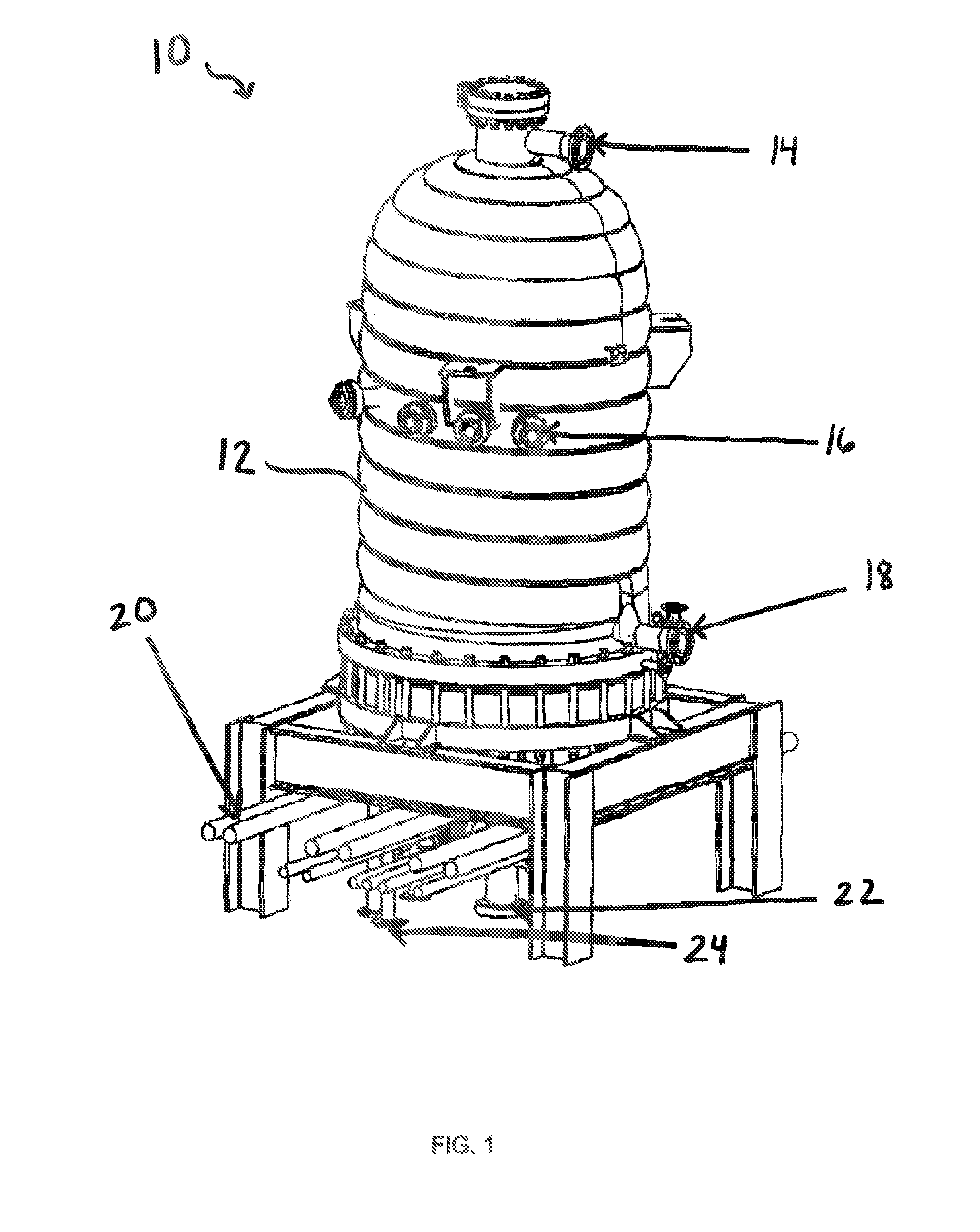 Gold-coated polysilicon reactor system and method