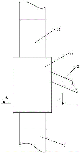 Rear-door built-in rear-view mirror and its position adjustment method