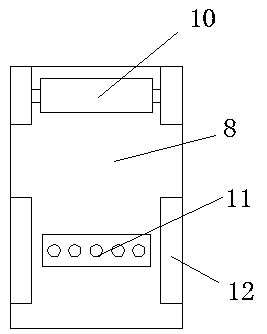 Zebra crossing marking device for road engineering construction