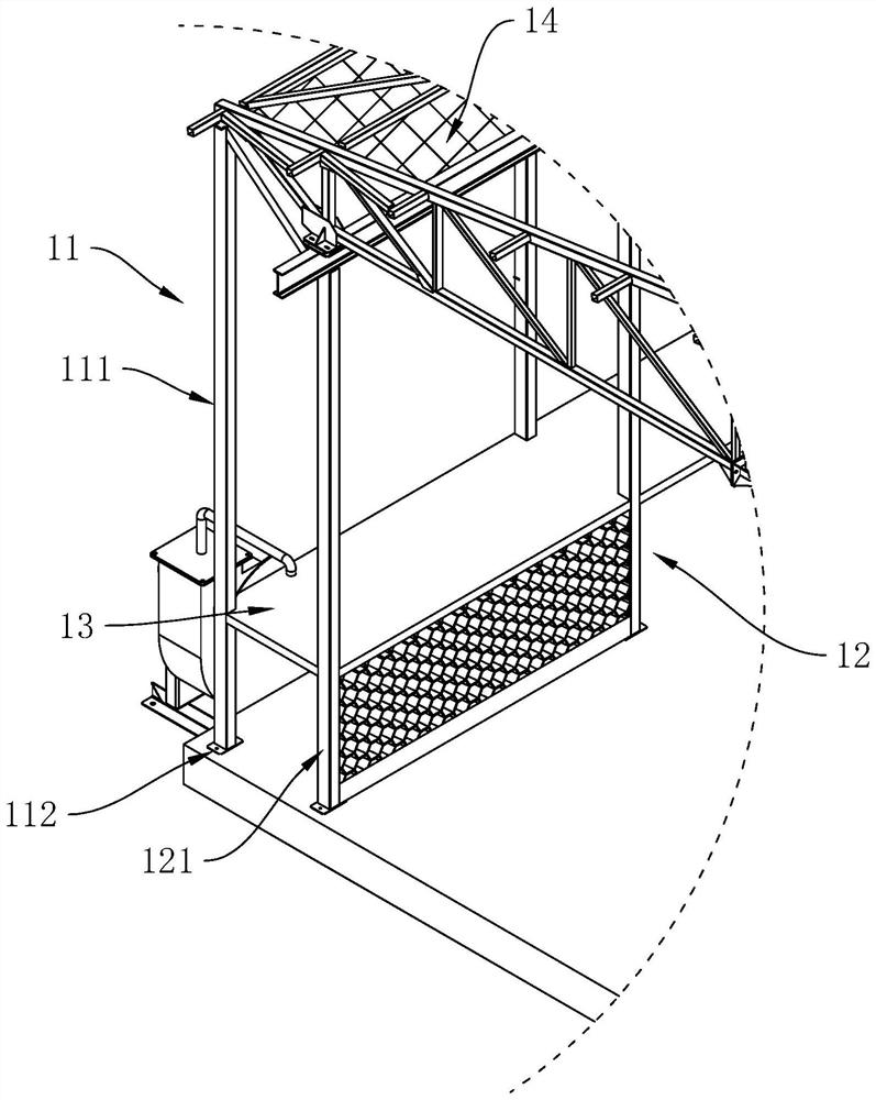 A steel structure workshop and its construction method