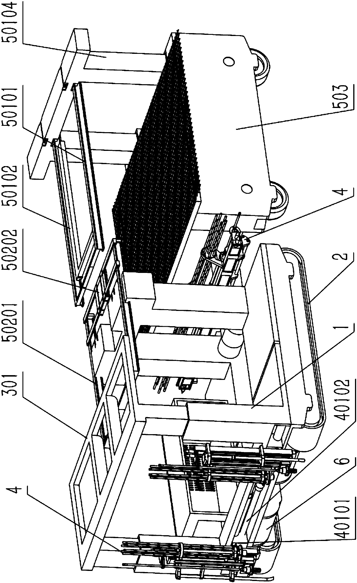 Fully automatic drilling anchor work vehicle