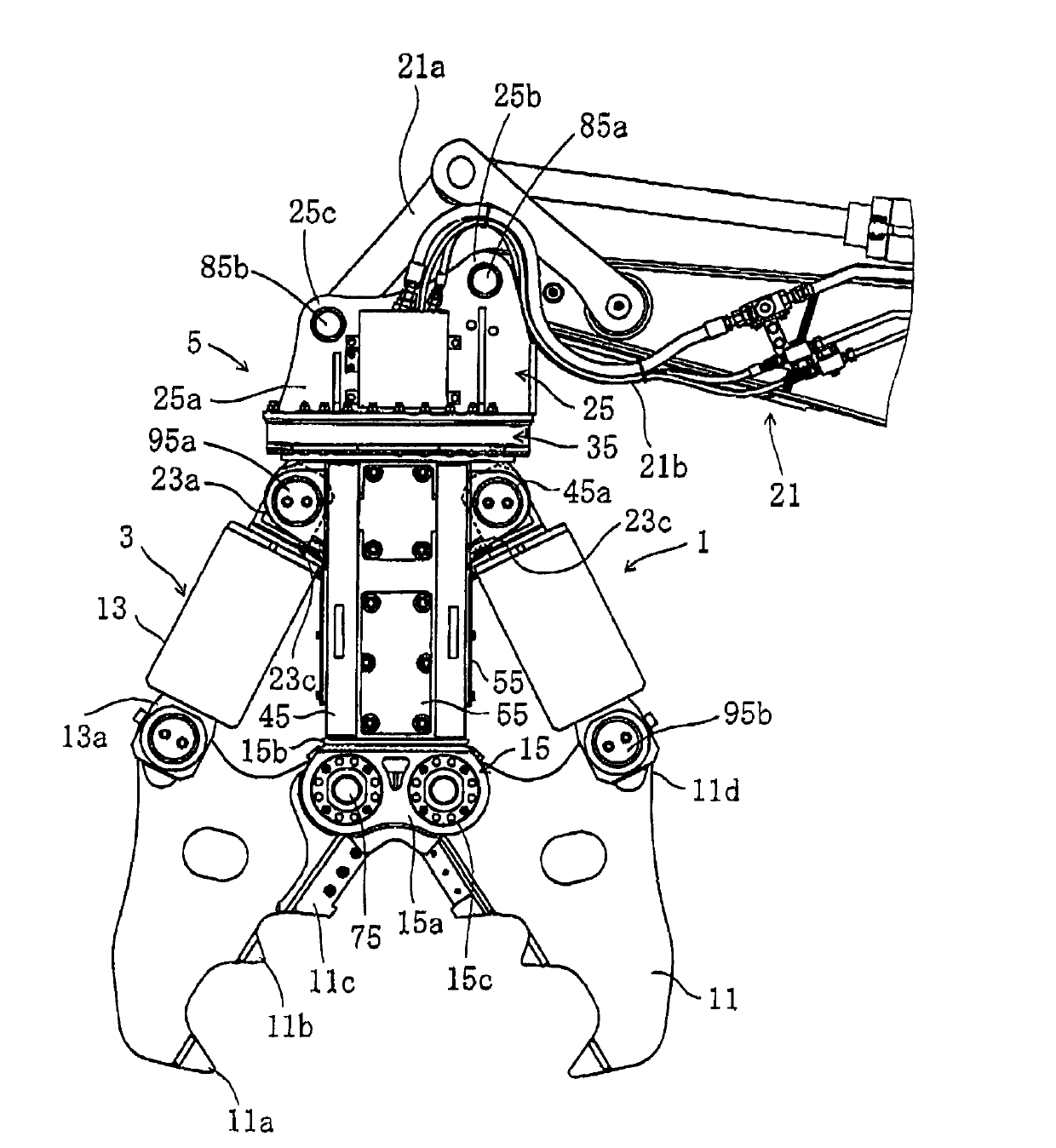 Hydraulic crusher