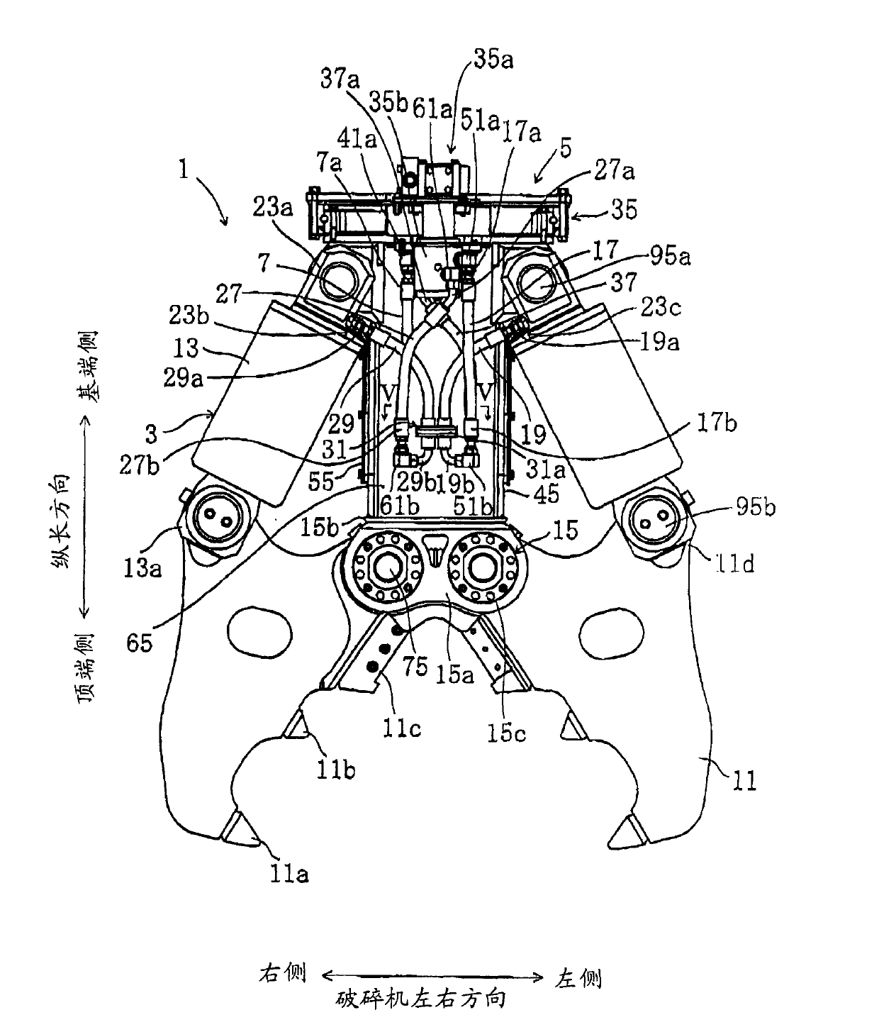 Hydraulic crusher