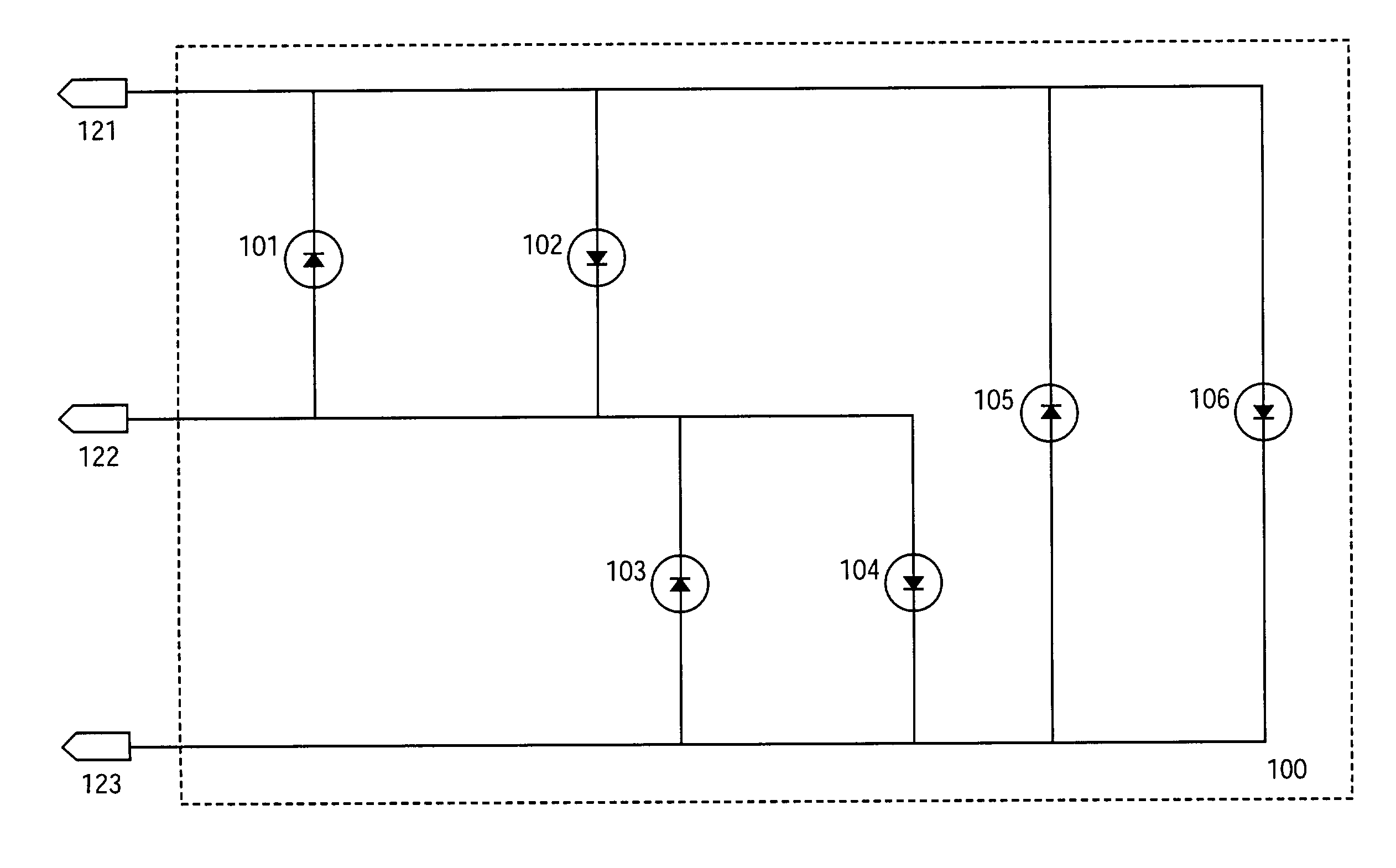 Circuit for sensing on-die temperature at multiple locations