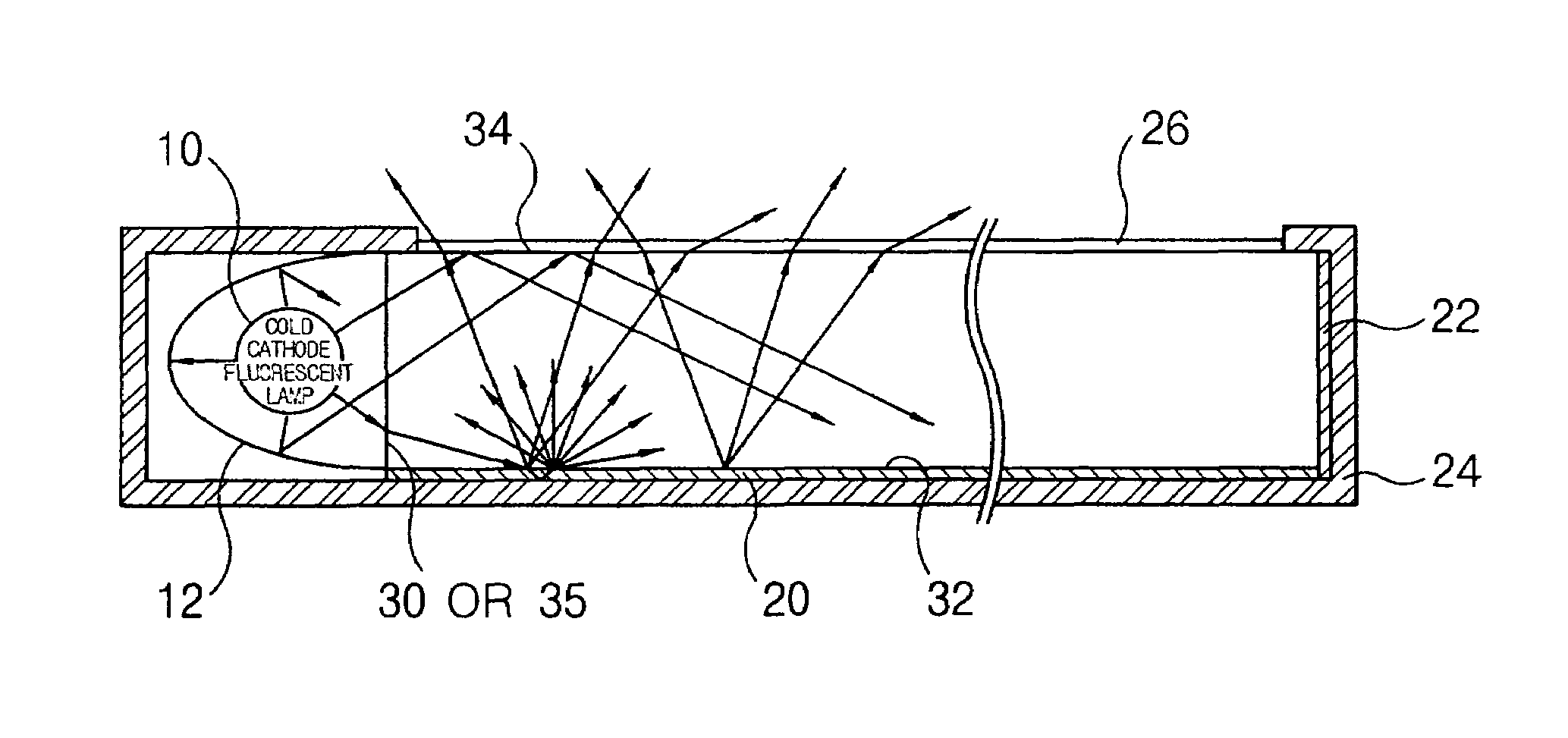 Light guiding panel formed with minute recesses by a sand blasting process and a backlight unit using the same