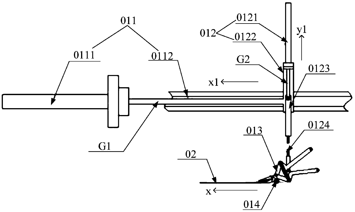 Polarizer tear-off components and polarizer attachment equipment