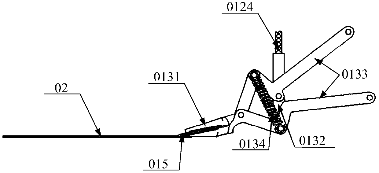 Polarizer tear-off components and polarizer attachment equipment