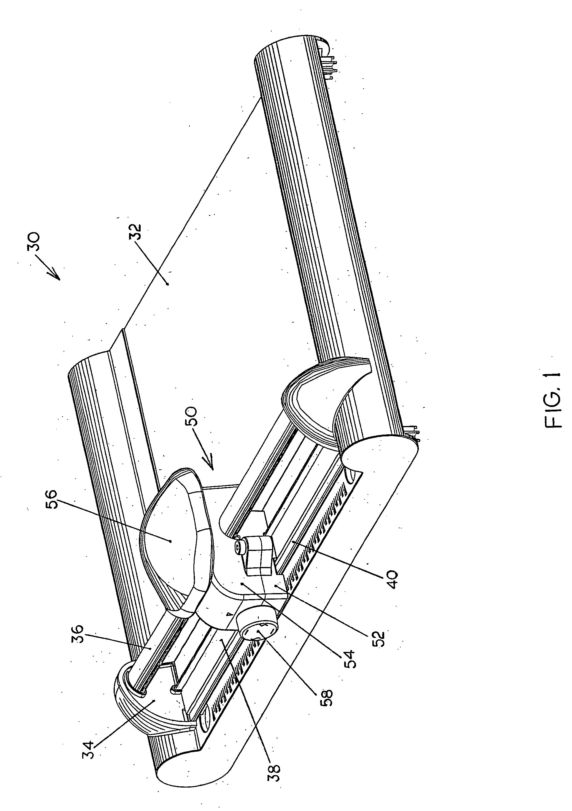 Rotary trimmer with switchable blades