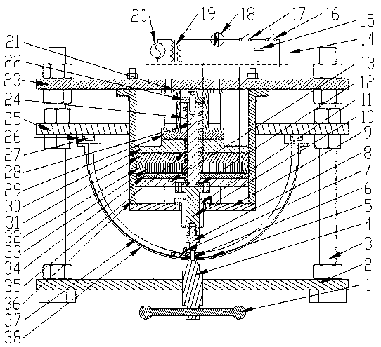 Electromagnetic riveting device for large-size thin-walled workpiece and riveting method