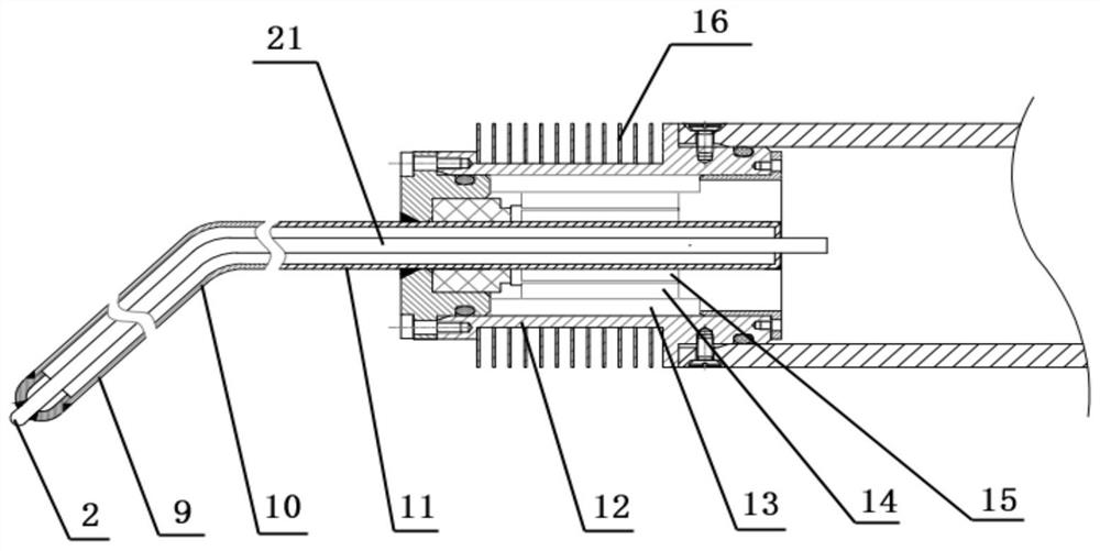 Self-powered observation device based on submarine hydrothermal solution