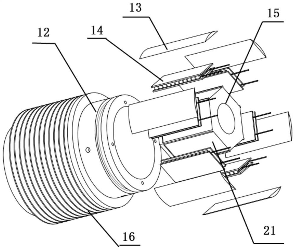 Self-powered observation device based on submarine hydrothermal solution