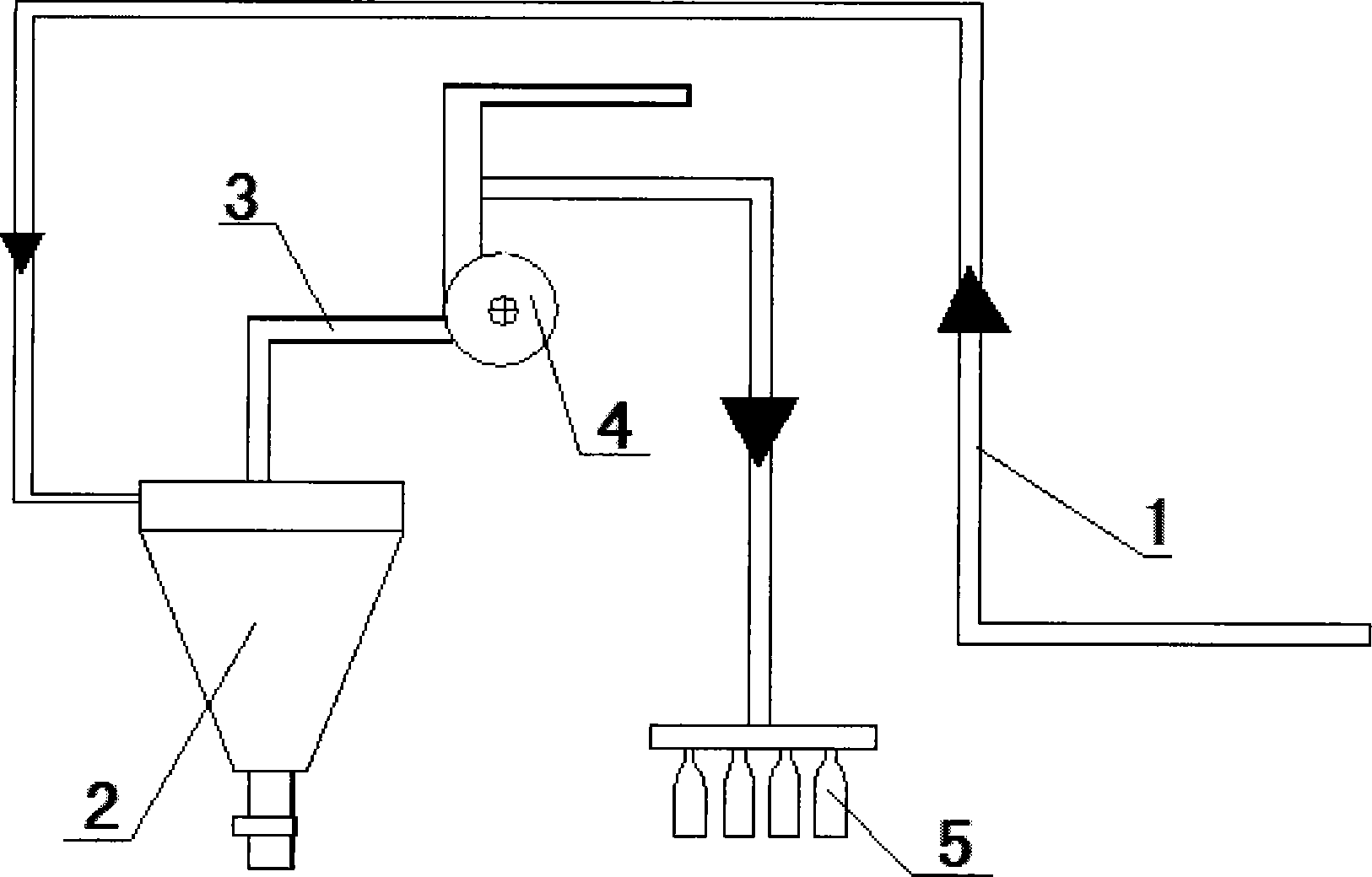 Rice hull carbonizing and collecting device