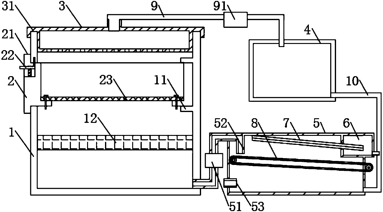 Integrated remediation device for heavy metal contaminated soil