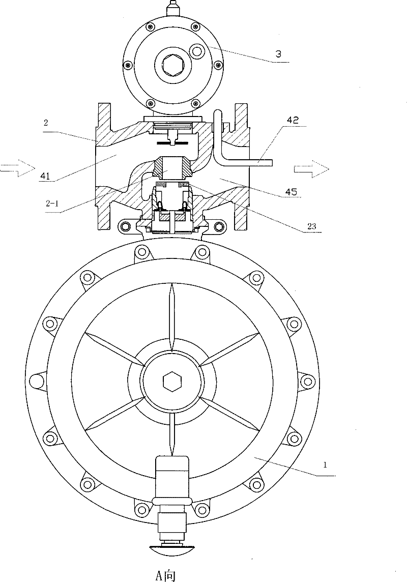 Valve stem balance mechanism of gas pressure regulator