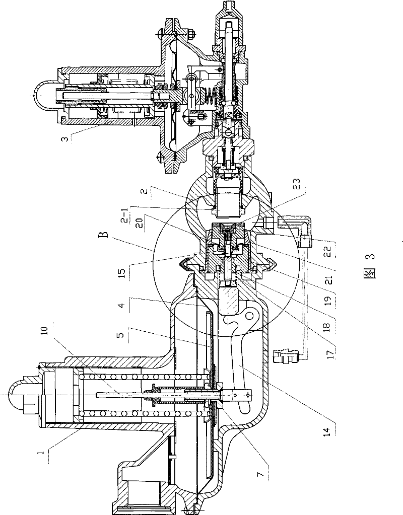 Valve stem balance mechanism of gas pressure regulator