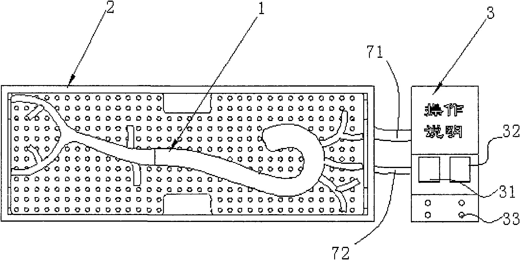 Blood vessel model and blood circulation simulating device using same