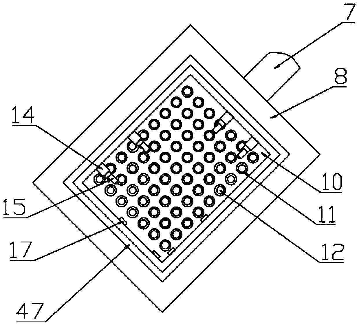 Mold grinding and cleaning device