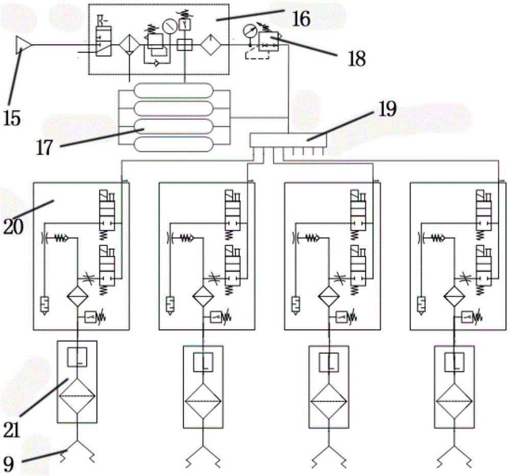 Walking mechanism and walking method of crawling robot