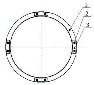 Antenna housing structure and forming method and die thereof