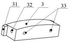 Antenna housing structure and forming method and die thereof