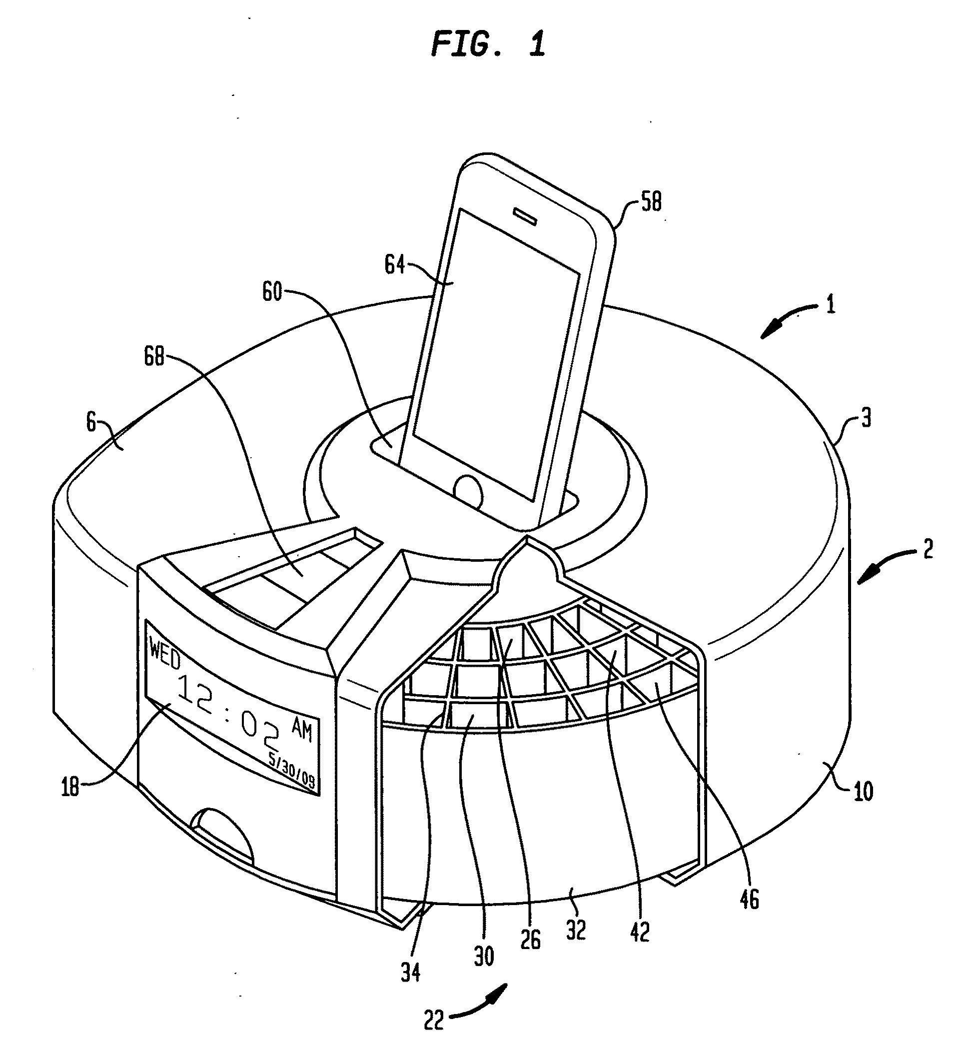 Interactive medicine organizer