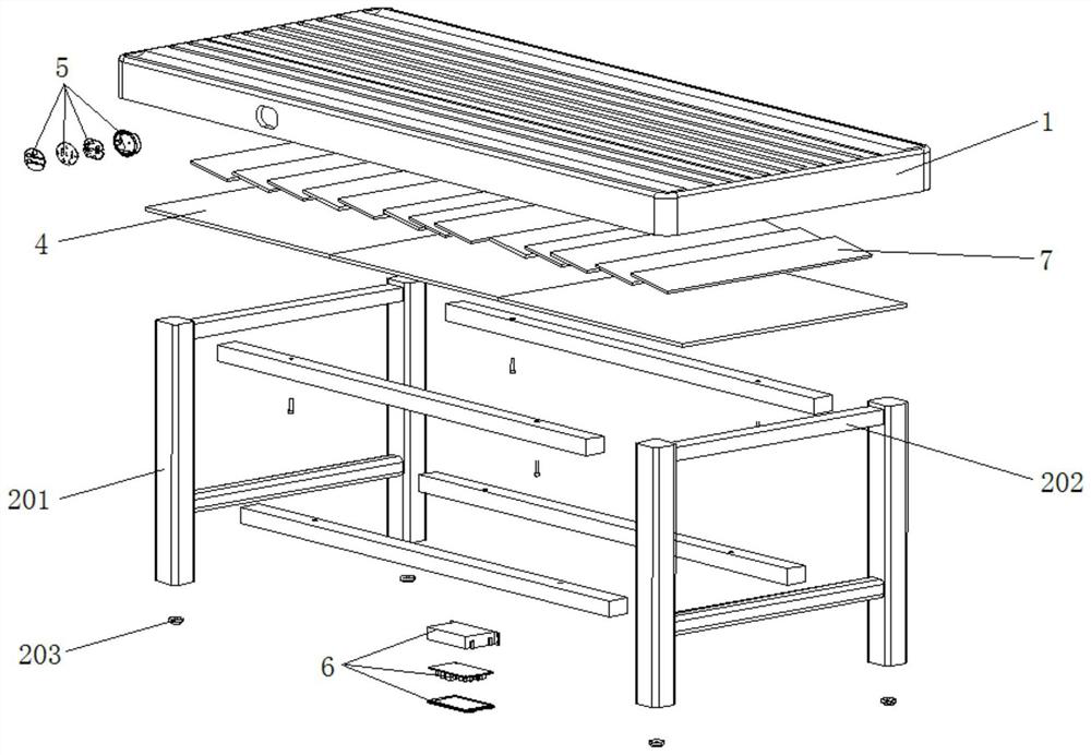 Bed with far infrared heating function