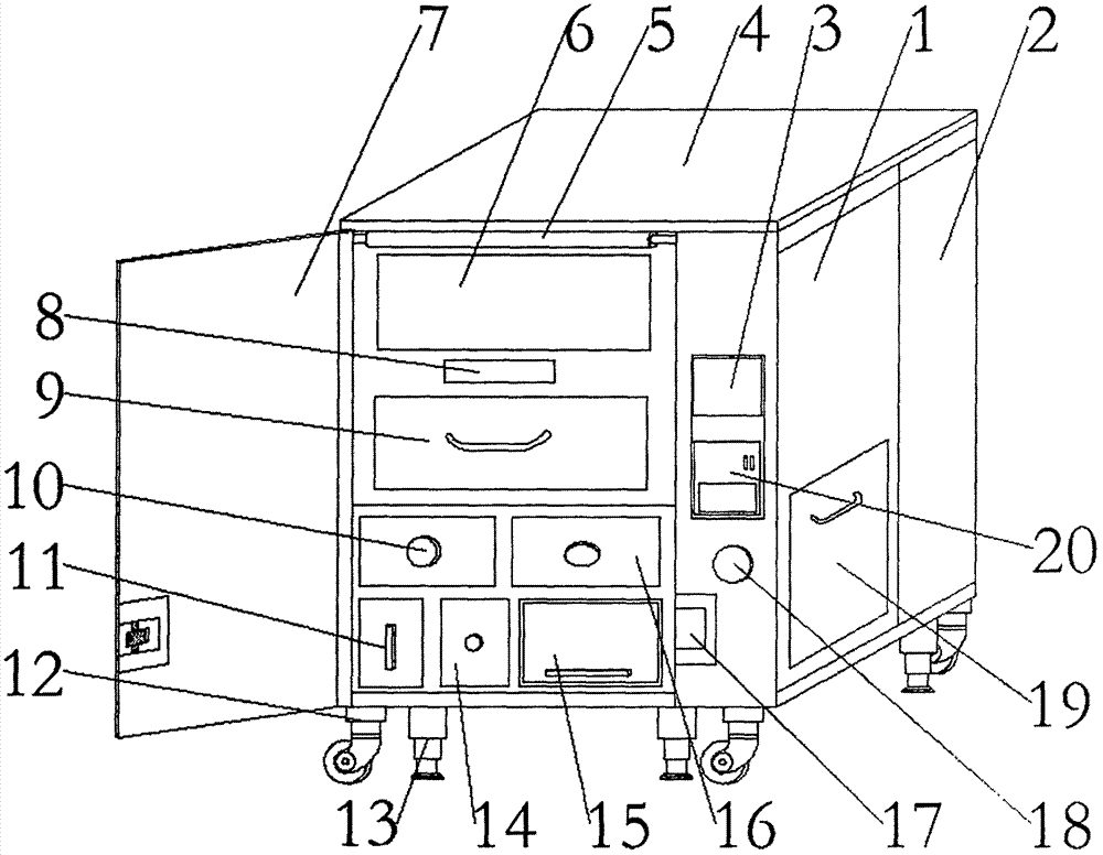 Automatic sale vehicle