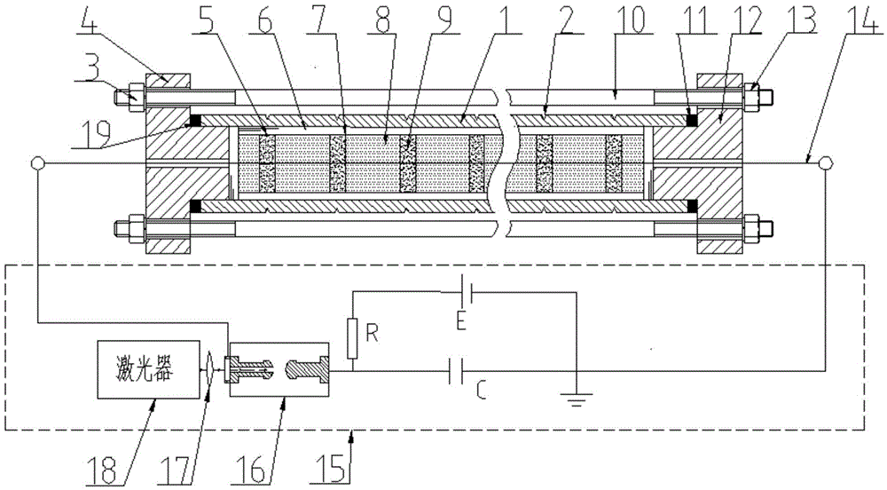 Explosive segmental detonation cracking method at the root of the surface annular groove during pipe blanking