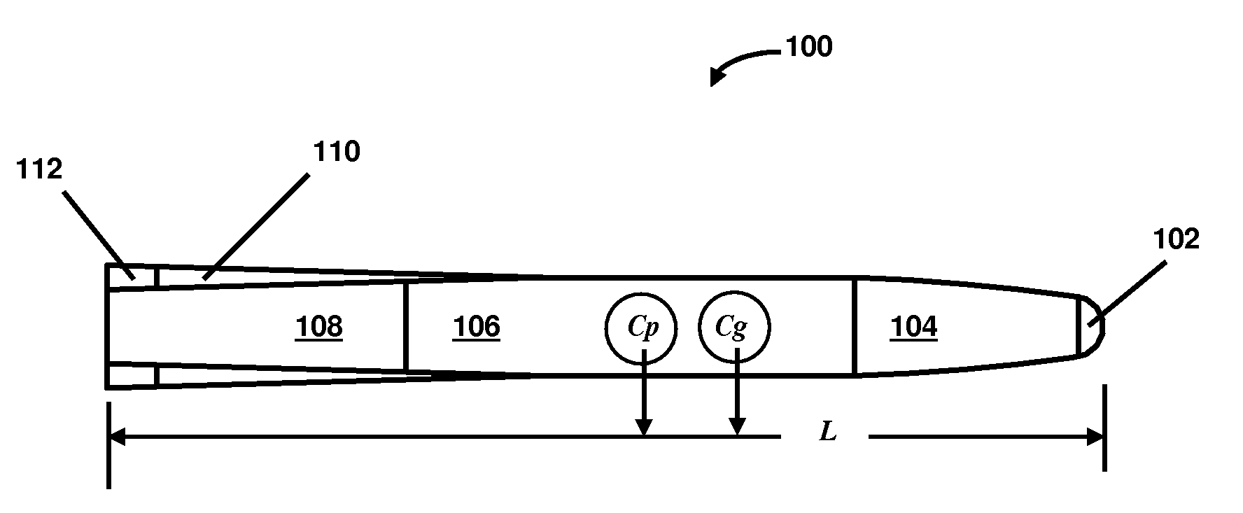 Small caliber guided projectile