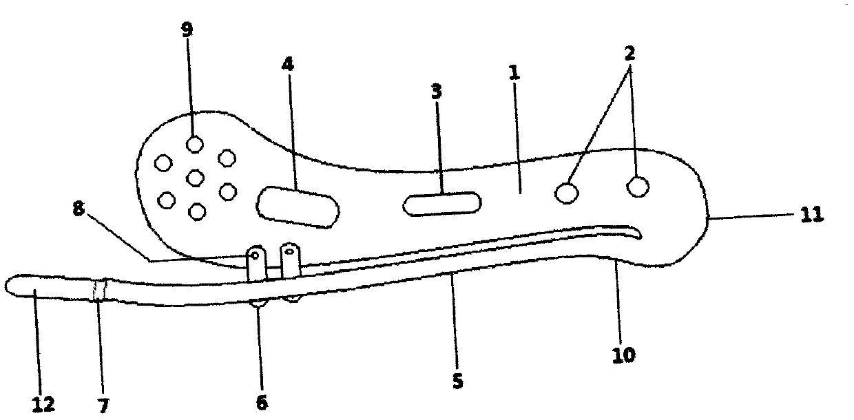 Elastic clavicle elastic inner fixation device