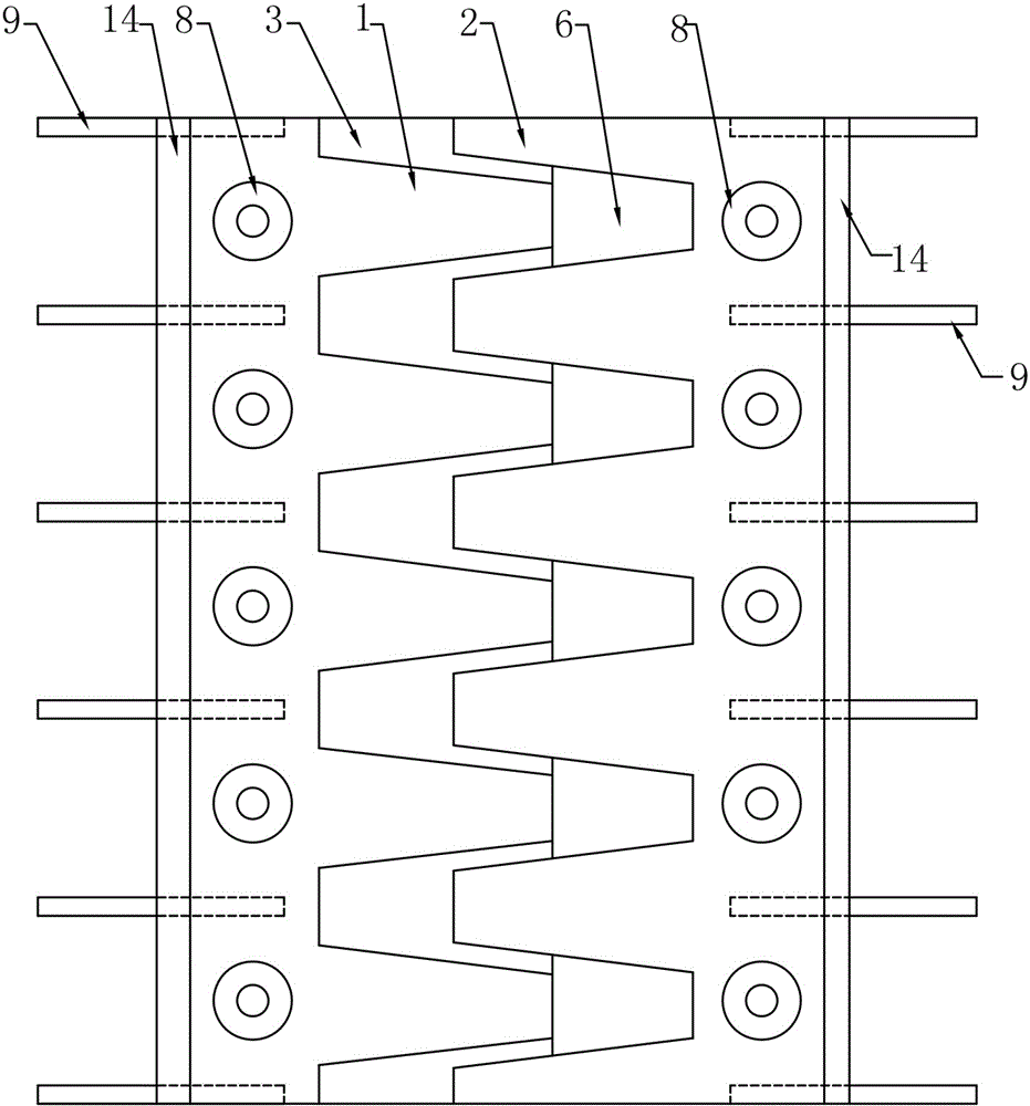 Cantilever and base bolt anchoring type comb plate retractor