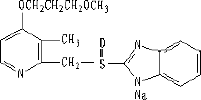 Rabeprazole sodium composition and preparation method thereof