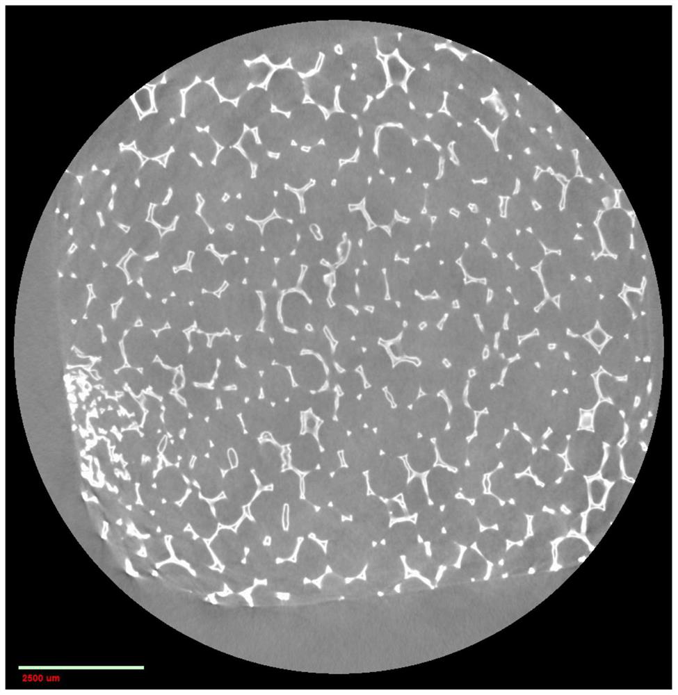 Method for evaluating CT size measurement precision by using DVC deformation algorithm